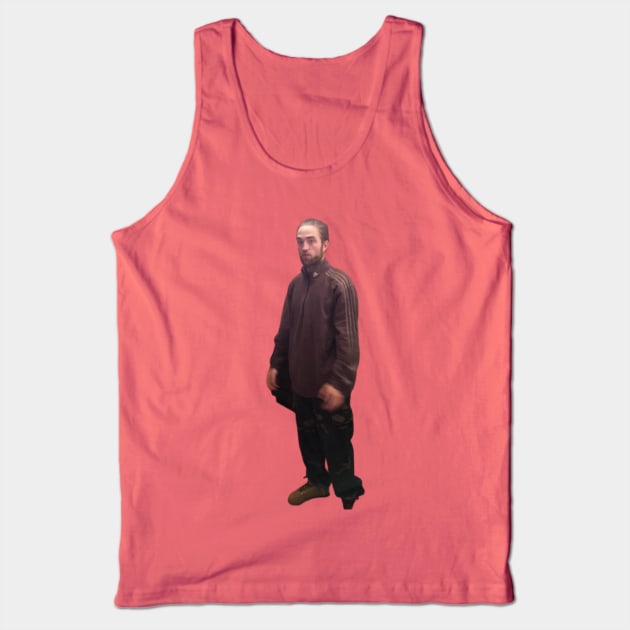 Robert Pattinson Patinson Brown Kitchen Sticker Tank Top by PodByAsh